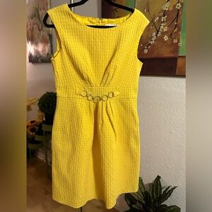 Studio One beautiful yellow midi dress size 12